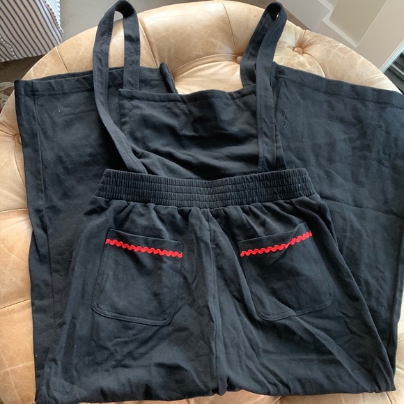 TeeBerry & Weave Apron Front Wide Leg Jumpsuit - Picture 4 of 16